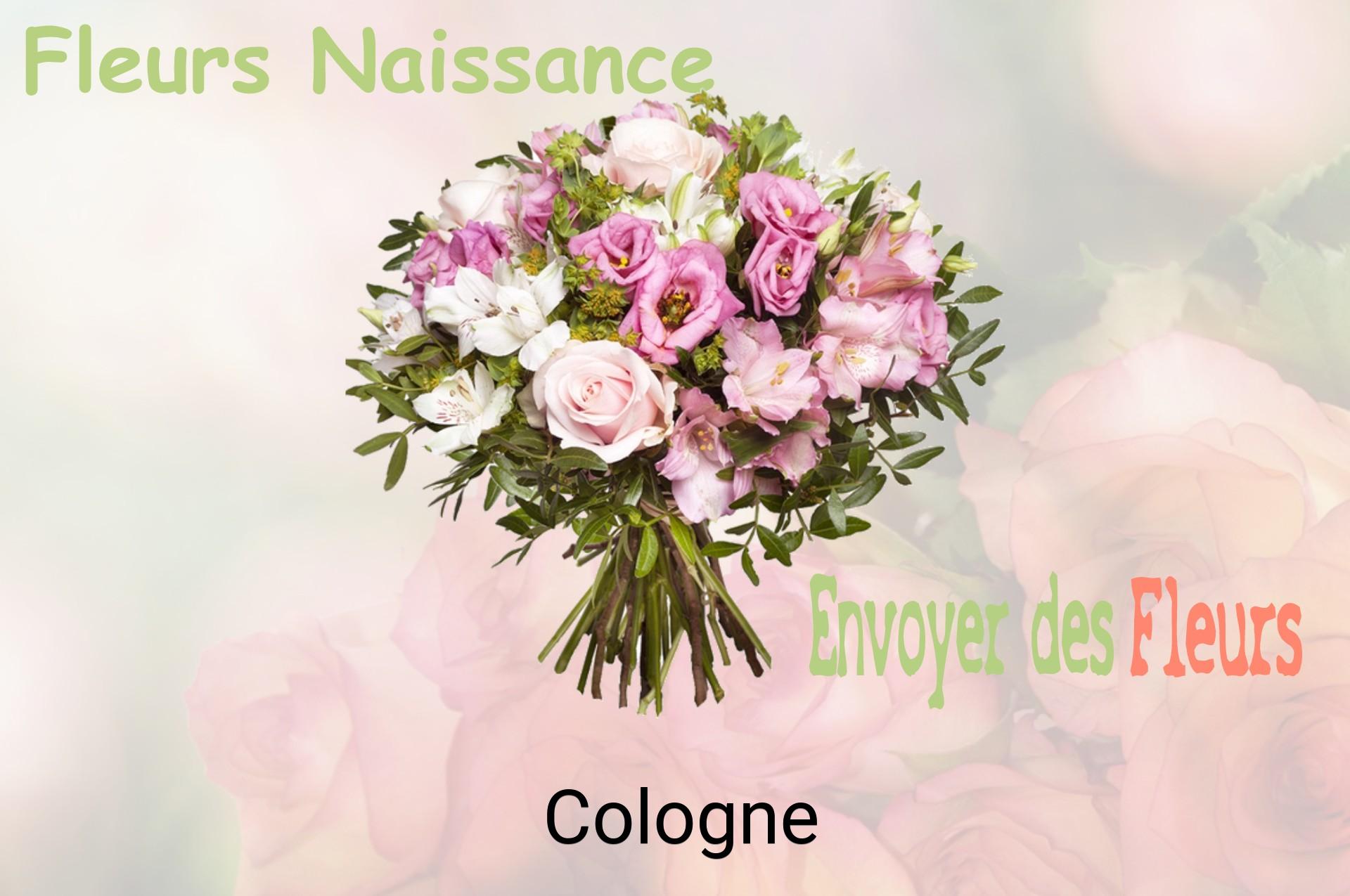 Bouquet de fleurs de naissance livré à Cologne